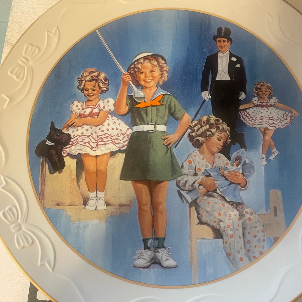The Shirley temple collection limited edition collectors plate.